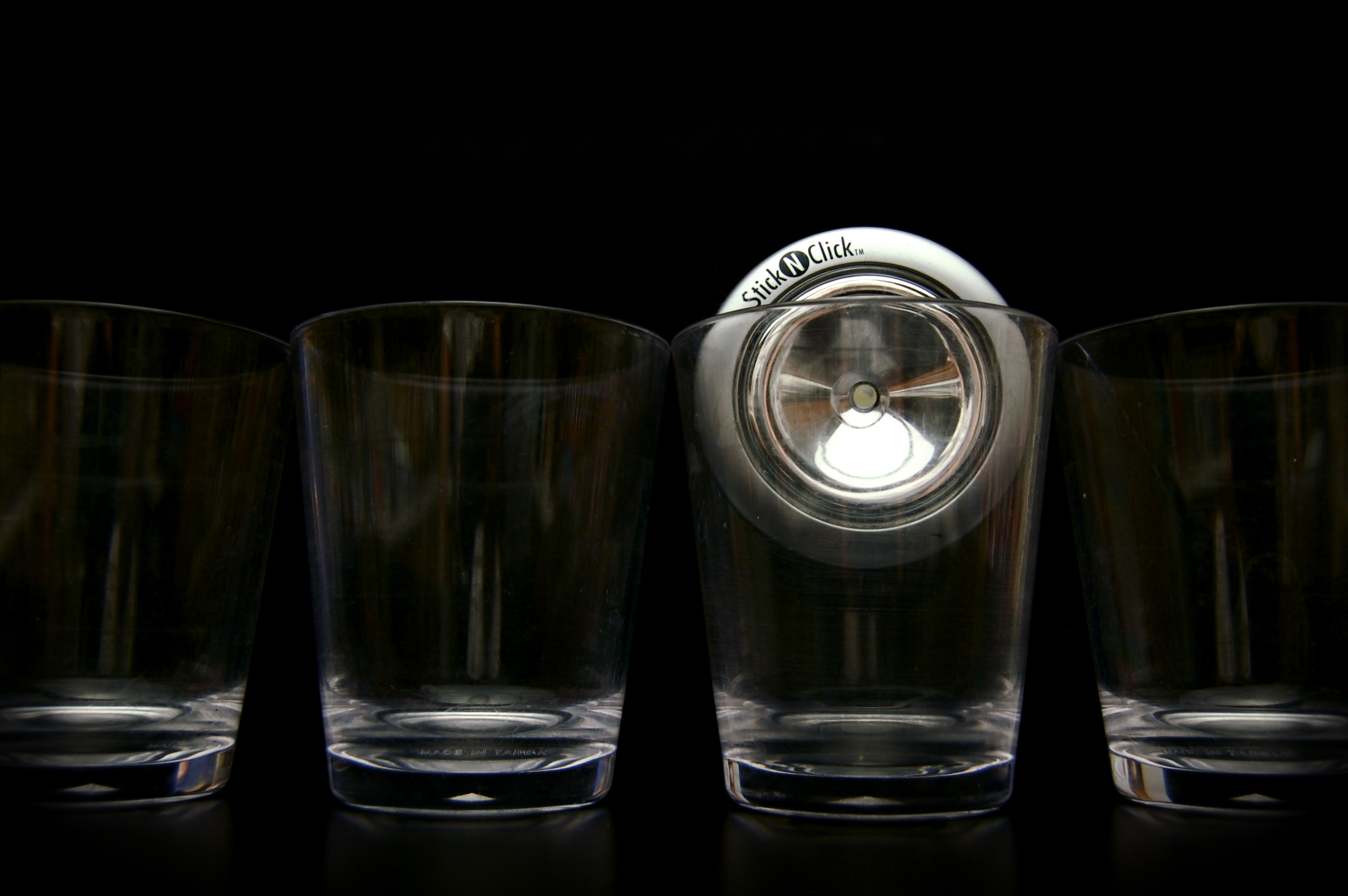 Clear plastic cup