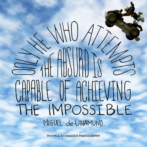Only he who attempts the absurd ...